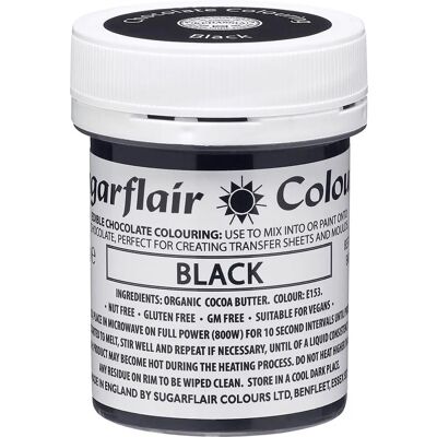Sugarflair Schwarzer Schokofarben - 35g - Lebensmittelfarbe Sugarflair Schwarzer Schokofarben - 35g - Lebensmittelfarbe