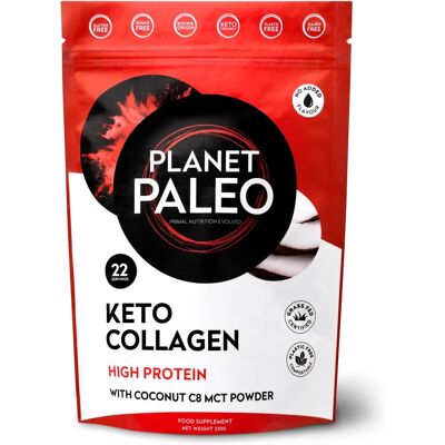 Planet Paleo Keto Collagen - High Protein, Grass-fed, 220g Planet Paleo Keto Collagen - High Protein, Grass-fed, 220g