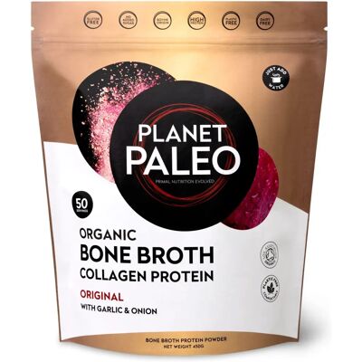 Planet Paleo Organic Bone Broth Collagen Protein 450g - Original Planet Paleo Organic Bone Broth Collagen Protein 450g - Original