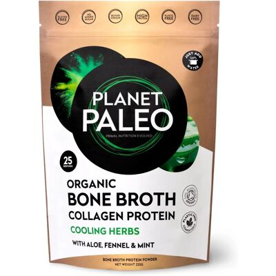 Planet Paleo Organic Bone Broth Collagen Protein - Cooling Herbs Planet Paleo Organic Bone Broth Collagen Protein - Cooling Herbs