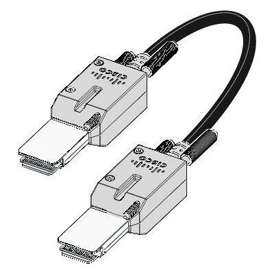 Cisco STACK-T2-1M= - InfiniBand/Glasfaserkabel - Schwarz Cisco STACK-T2-1M= - InfiniBand/Glasfaserkabel - Schwarz
