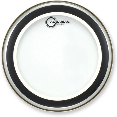 Aquarian Studio X 16" Drum Head - Clear, Single-ply, for Floor Toms Aquarian Studio X 16" Drum Head - Clear, Single-ply, for Floor Toms