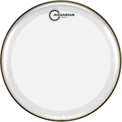 Aquarian Force Ten Clear 22" Trommelfell - Bass Tromme Aquarian Force Ten Clear 22" Trommelfell - Bass Tromme