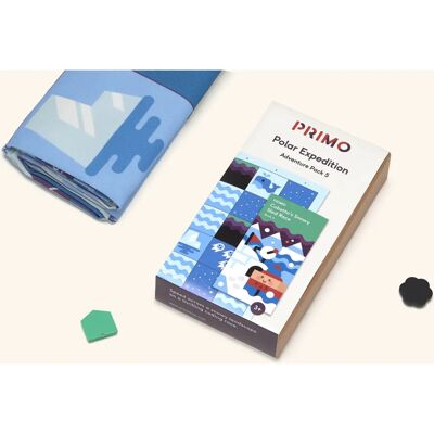 Primo - Cubetto - Mapa wyprawy polarnej Primo - Cubetto - Mapa wyprawy polarnej