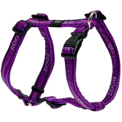 Rogz - Harnais pour chiens - Violet - 25mm - Publicité Rogz - Harnais pour chiens - Violet - 25mm - Publicité