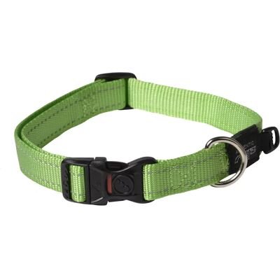 Collier pour Chien Rogz - Vert Réfléchissant Ajustable 34-56cm - Publicité Collier pour Chien Rogz - Vert Réfléchissant Ajustable 34-56cm - Publicité