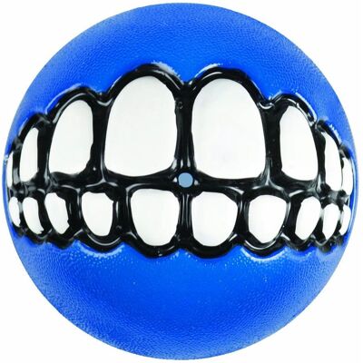 Rogz Boule à friandises bleue pour chiens - 64mm - Jouet pour chiens - Publicité Rogz Boule à friandises bleue pour chiens - 64mm - Jouet pour chiens - Publicité