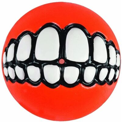 Balle à friandises Rogz Marque Jouet Chien - Orange - 64mm - Publicité Balle à friandises Rogz Marque Jouet Chien - Orange - 64mm - Publicité