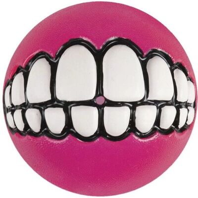 Giocattolo per cani Rogz Pink Grinz - 4,9cm - Palla interattiva Giocattolo per cani Rogz Pink Grinz - 4,9cm - Palla interattiva