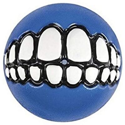 Rogz Grinz Ball - 7,8 cm Bleu Royal - Publicité Rogz Grinz Ball - 7,8 cm Bleu Royal - Publicité