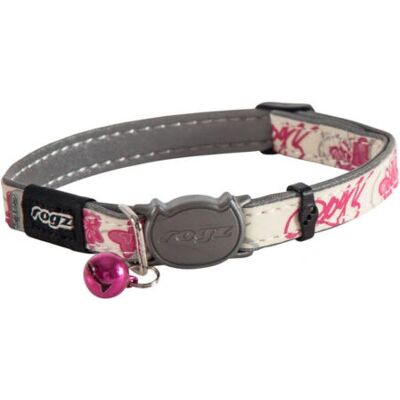 Rogz GlowCat Collier Chat Rose Papillon - Collier pour Chat Rogz GlowCat Collier Chat Rose Papillon - Collier pour Chat