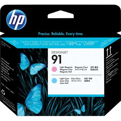 Tête d'impression Light Magenta Cyan pour HP 91 - Publicité Tête d'impression Light Magenta Cyan pour HP 91 - Publicité