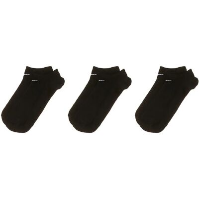 Nike SX2554-6P Schwarze/Weiße Knöchel-Socken - Socken Nike SX2554-6P Schwarze/Weiße Knöchel-Socken - Socken