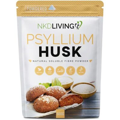 NKD Living - Psyllium Husk Powder - 500g NKD Living - Psyllium Husk Powder - 500g