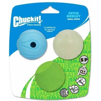 Chuckit Fetch Medley Piccolo - Giocattoli per cani Chuckit Fetch Medley Piccolo - Giocattoli per cani