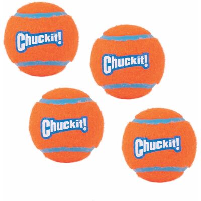 Chuckit! Balle de tennis medium 4 pièces (57404) - Publicité Chuckit! Balle de tennis medium 4 pièces (57404) - Publicité