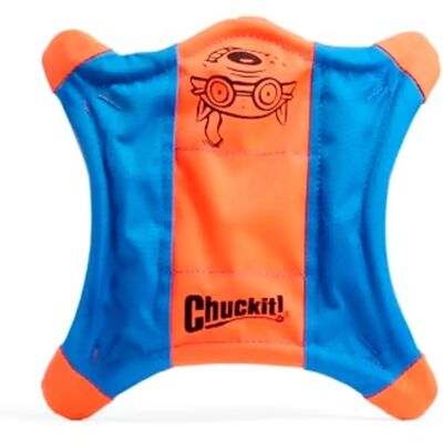 Chuckit! Flying Squirrel Dog Toy - 35 cm Durable Fetch Float Glow Chuckit! Flying Squirrel Dog Toy - 35 cm Durable Fetch Float Glow