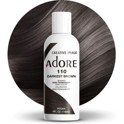 Creative Image Adore Brun Très Foncé Coloration Semi-Permanente - Coloration pour cheveux Creative Image Adore Brun Très Foncé Coloration Semi-Permanente - Coloration pour cheveux