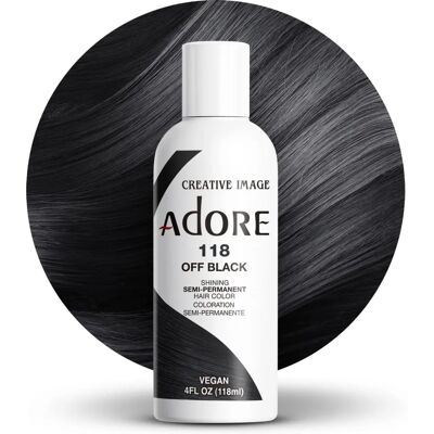 Creative Image Adore Colore Capelli Semi-permanente Nera - Tinta per capelli Creative Image Adore Colore Capelli Semi-permanente Nera - Tinta per capelli