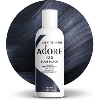 Coloration semi-permanente Creative Image Adore Bleu Noir - Publicité Coloration semi-permanente Creative Image Adore Bleu Noir - Publicité