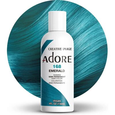 Creative Image Adore Smaragd Hårfärg - Semi-permanent, 118ml Creative Image Adore Smaragd Hårfärg - Semi-permanent, 118ml