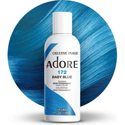 Creative Image Adore Coloration Semi-Permanente Bleu Ciel - Color de cheveux Creative Image Adore Coloration Semi-Permanente Bleu Ciel - Color de cheveux