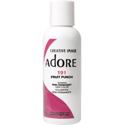 Creative Image Adore Modèle 191 Fruit Punch Coloration Semi-Permanente Creative Image Adore Modèle 191 Fruit Punch Coloration Semi-Permanente
