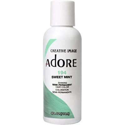Creative Image Adore Menthe Douce Color Semi-Permanente - Coloration pour cheveux Creative Image Adore Menthe Douce Color Semi-Permanente - Coloration pour cheveux