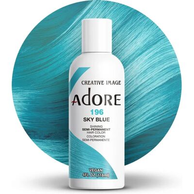 Creative Image Adore Blu Cielo Colore Semi-Permanente - Tinta per capelli Creative Image Adore Blu Cielo Colore Semi-Permanente - Tinta per capelli