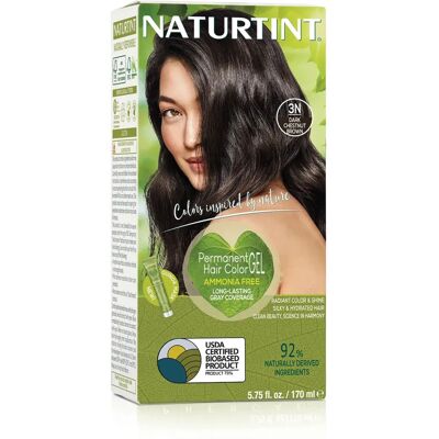 Naturtint Dark Chestnut Brown Hair Colour - Permanent, Vegan, No Ammonia Naturtint Dark Chestnut Brown Hair Colour - Permanent, Vegan, No Ammonia