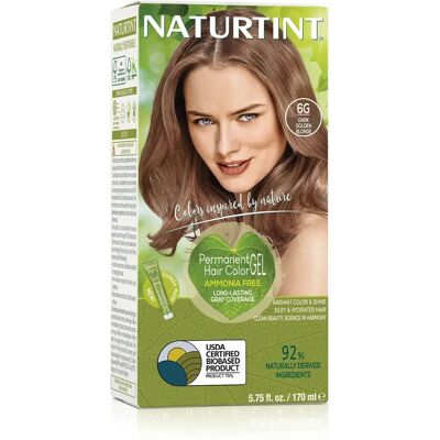 Naturtint Dark Golden Blonde Hair Colour - Permanent, Organic, Vegan Naturtint Dark Golden Blonde Hair Colour - Permanent, Organic, Vegan