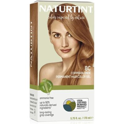 Naturtint Copper Blonde Hair Colour - Permanent, 170ml Naturtint Copper Blonde Hair Colour - Permanent, 170ml