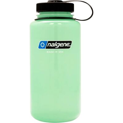 Bouteille d'eau Nalgene Wide Mouth Sustain - 50% recyclé - Vert fluo Bouteille d'eau Nalgene Wide Mouth Sustain - 50% recyclé - Vert fluo