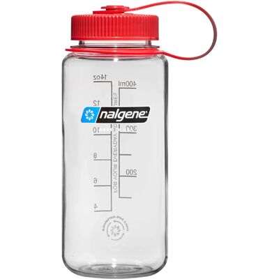 Nalgene Wide Mouth Sustain - 500 ml Átlátszó piros Nalgene Wide Mouth Sustain - 500 ml Átlátszó piros