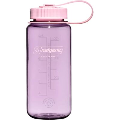 Nalgene Bouteille Rose Wide Mouth - 0,5L - Bouteille d'eau - Publicité Nalgene Bouteille Rose Wide Mouth - 0,5L - Bouteille d'eau - Publicité