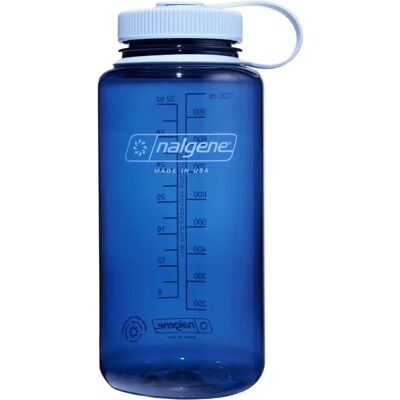 Nalgene 1000ml Wide Mouth Sustain Bottiglia d'Acqua Indigo - Unisex - Universale Nalgene 1000ml Wide Mouth Sustain Bottiglia d'Acqua Indigo - Unisex - Universale