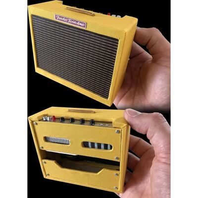 Fender 1959 Tweed Twin Amp Mini Amplificateur - Jouet - Publicité Fender 1959 Tweed Twin Amp Mini Amplificateur - Jouet - Publicité