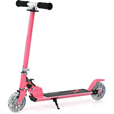 Costway - 2W-LED Pink - Hauteur 63-86,5 cm - Trottinette enfant - Publicité Costway - 2W-LED Pink - Hauteur 63-86,5 cm - Trottinette enfant - Publicité