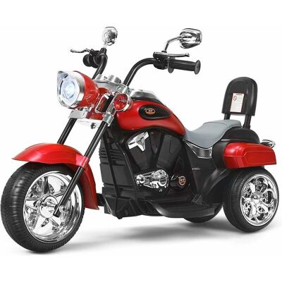 Costway - Chopper-Style - Rot - Schwarz - Spielzeugmotorrad Costway - Chopper-Style - Rot - Schwarz - Spielzeugmotorrad