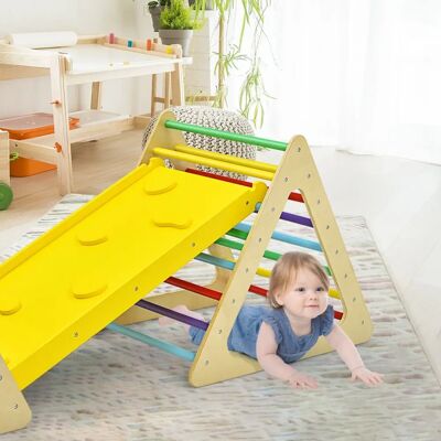 Costway 3-in-1 Klimspeelgoed voor Peuters - Veelkleurig Costway 3-in-1 Klimspeelgoed voor Peuters - Veelkleurig