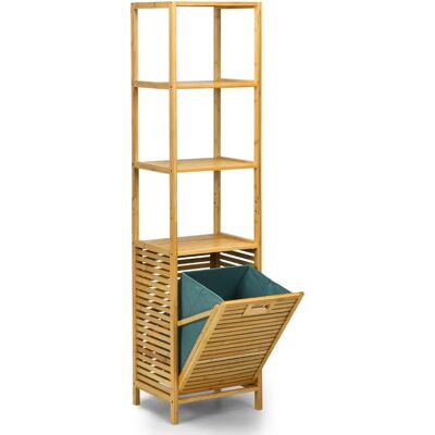 Organisateur de Salle de Bain Costway - Bambou, 3 Niveaux, Panier Incliné - Publicité Organisateur de Salle de Bain Costway - Bambou, 3 Niveaux, Panier Incliné - Publicité