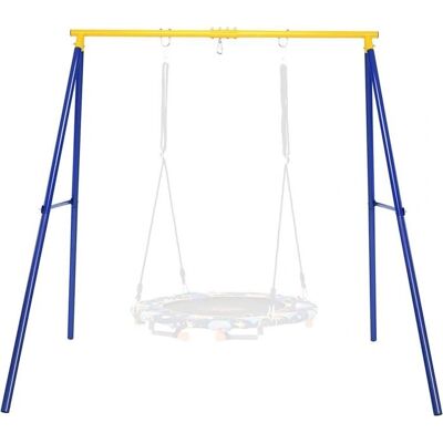 COSTWAY Metall-Schaukelgestell - Großer Spielraum für Kinder COSTWAY Metall-Schaukelgestell - Großer Spielraum für Kinder