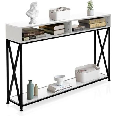 GOPLUS - Tavolo Console Multiuso - Noir - Console Table - Publicité GOPLUS - Tavolo Console Multiuso - Noir - Console Table - Publicité