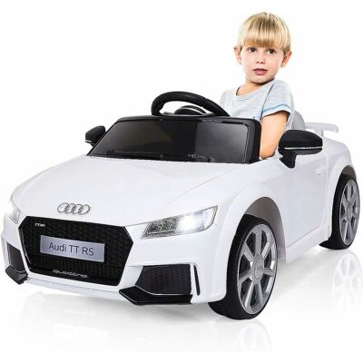 Costway - 12V Kids Car - Blanco - Coche eléctrico para niños Costway - 12V Kids Car - Blanco - Coche eléctrico para niños
