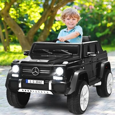 Zelektryzowana samochód dla dzieci Costway - Mercedes Benz, zdalne sterowanie i manualne, 3 prędkości Zelektryzowana samochód dla dzieci Costway - Mercedes Benz, zdalne sterowanie i manualne, 3 prędkości