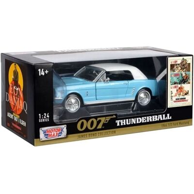 Motormax James Bond 1964 Ford Mustang - Model z zamaku Motormax James Bond 1964 Ford Mustang - Model z zamaku