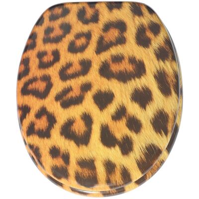 Sanilo Leopardenfell WC-Sitz - Stabil Scharniere Einfach zu Montieren - Toilettendeckel Sanilo Leopardenfell WC-Sitz - Stabil Scharniere Einfach zu Montieren - Toilettendeckel