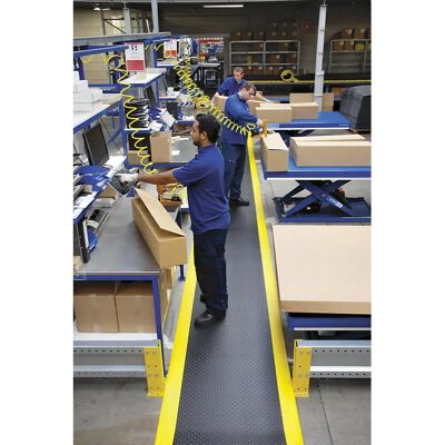 NOTRAX Bubble Sof-Tred Anti-Fatigue Matte - Innenbereich, 600mm, Schwarz NOTRAX Bubble Sof-Tred Anti-Fatigue Matte - Innenbereich, 600mm, Schwarz