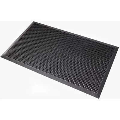 NOTRAX Schwarzer Eingangsmatte - Außen-Heavy-Duty-Schmutzfänger - 1800x1200mm NOTRAX Schwarzer Eingangsmatte - Außen-Heavy-Duty-Schmutzfänger - 1800x1200mm