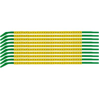 Brady SCNG-09-4 Kabelmarkierer - Gelb Nylon 300 Stk Brady SCNG-09-4 Kabelmarkierer - Gelb Nylon 300 Stk